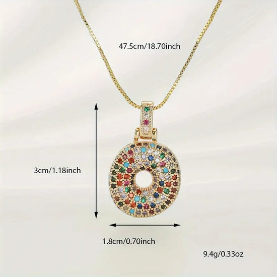 Bubble Letter Necklace