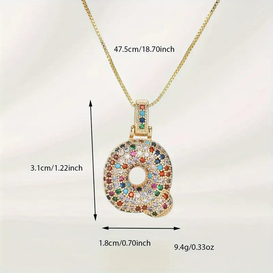 Bubble Letter Necklace