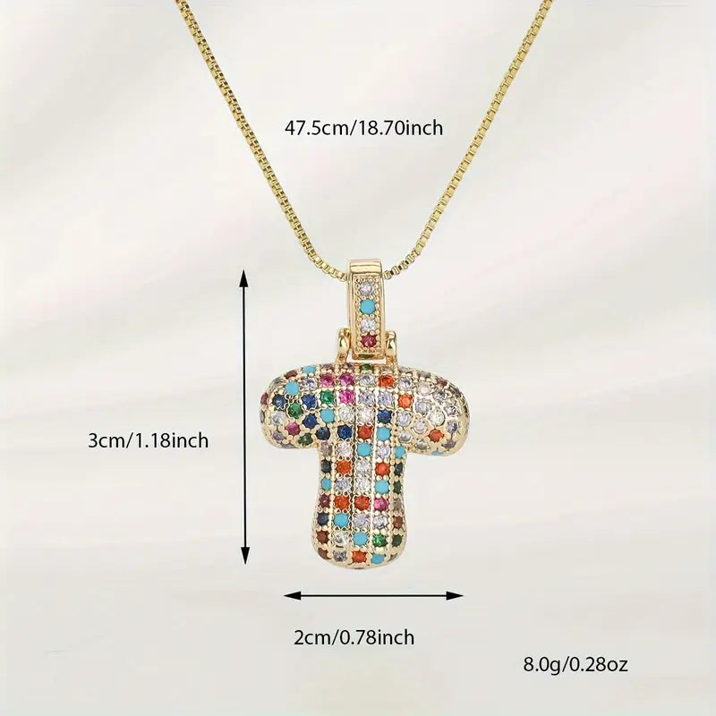 Bubble Letter Necklace