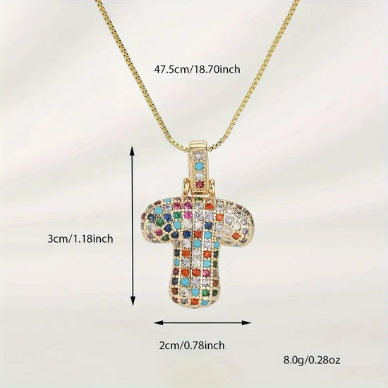 Bubble Letter Necklace