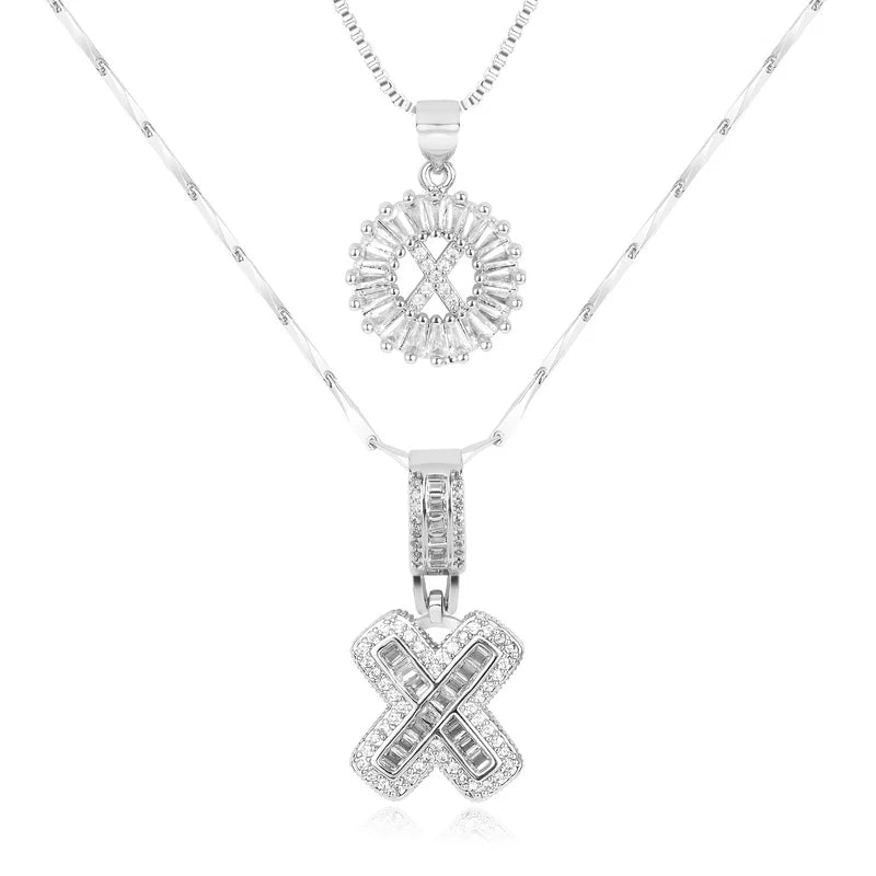 【LAST DAY 48% OFF】2 Pack - Initial Letter Pendant Necklaces