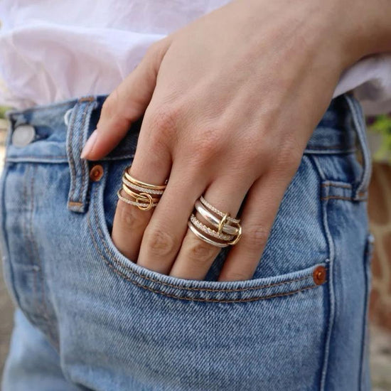 Interlocked Stackable Rings