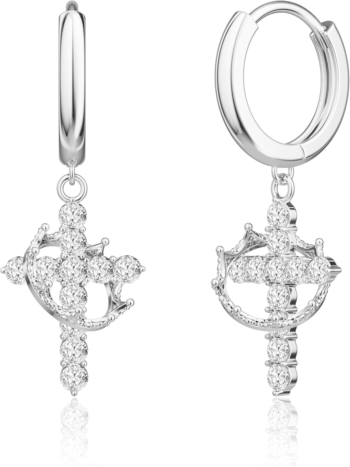 The Eternal Cross & Crown Necklace