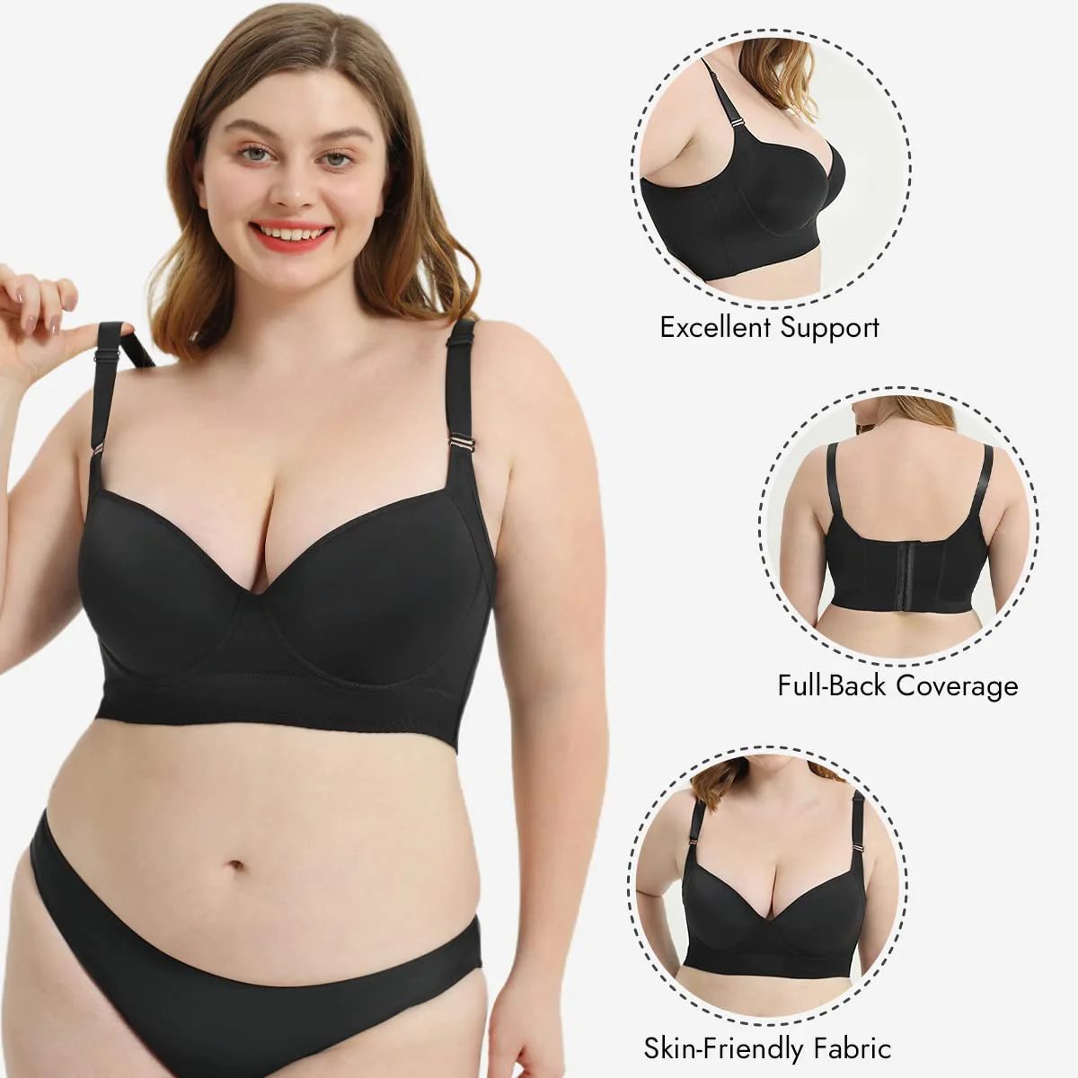 ⏰49%Off 3 Days To Go⏰ 2025 New Comfortable Back Smoothing Bra