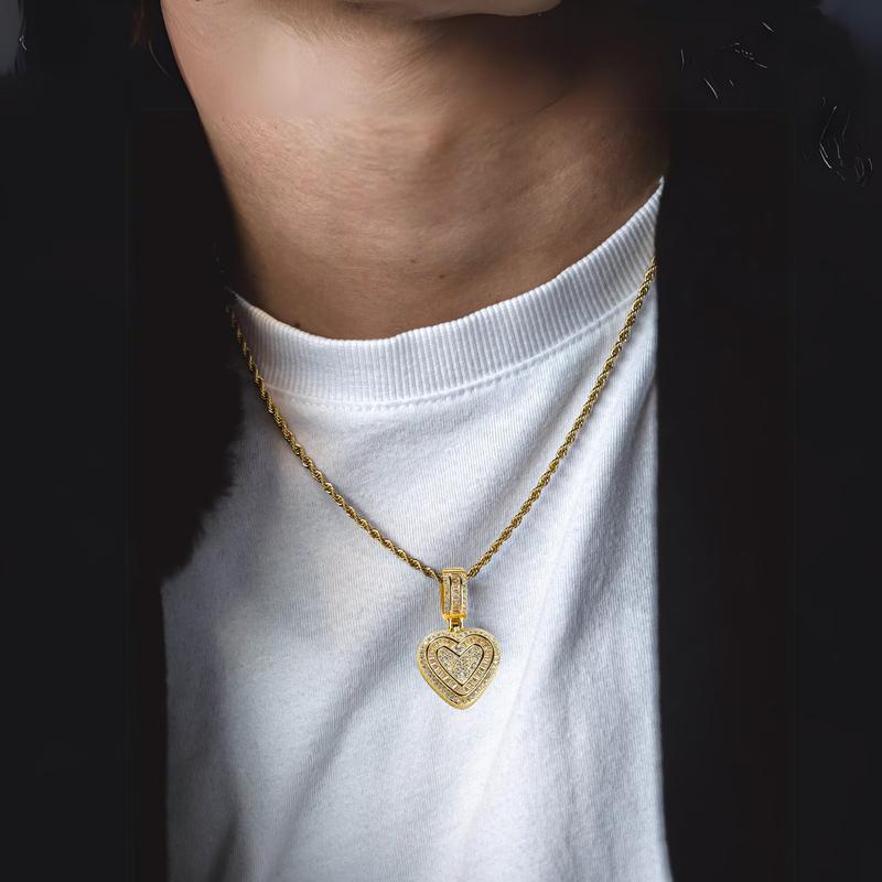 【LAST DAY 49% OFF】Hip Hop Heart Necklace