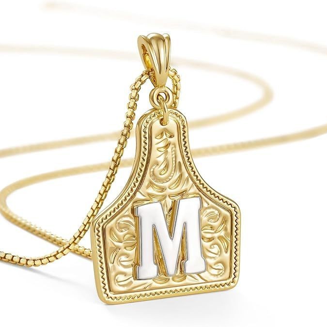 【LAST DAY 48% OFF】Western Cowgirl Initial Necklace