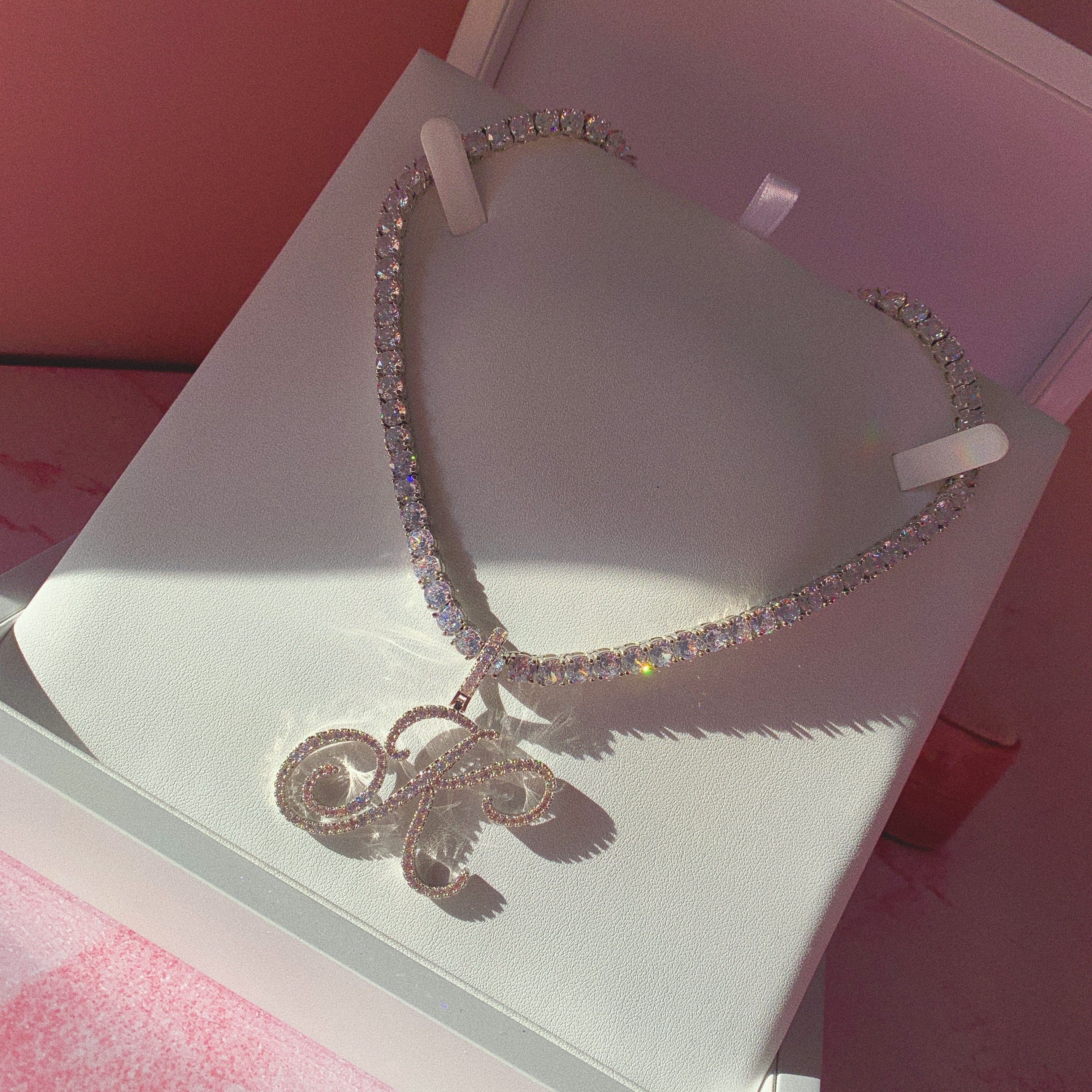 【Final 3-hour Preferential Deal💥】Personalised A-Z Cursive Initial Letter Name Necklace