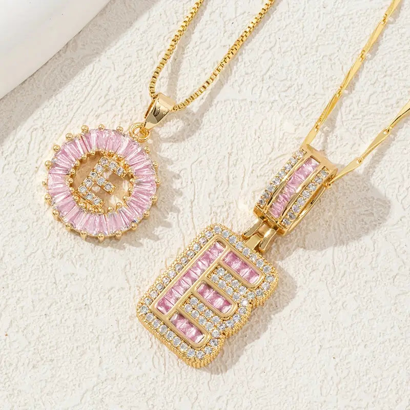 【LAST DAY 48% OFF】2 Pack - Initial Letter Pendant Necklaces