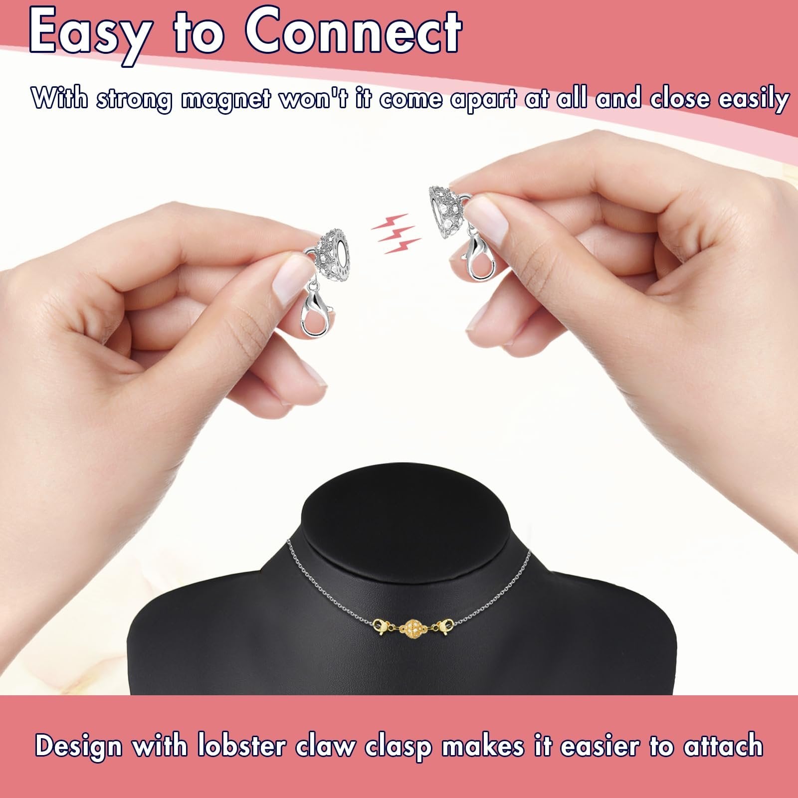 🔥LAST DAY 49％ OFF🔥Magnetic Necklace Clasps and Closures