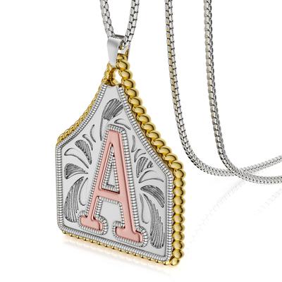 Custom Handmade Cow Tag Western Necklace