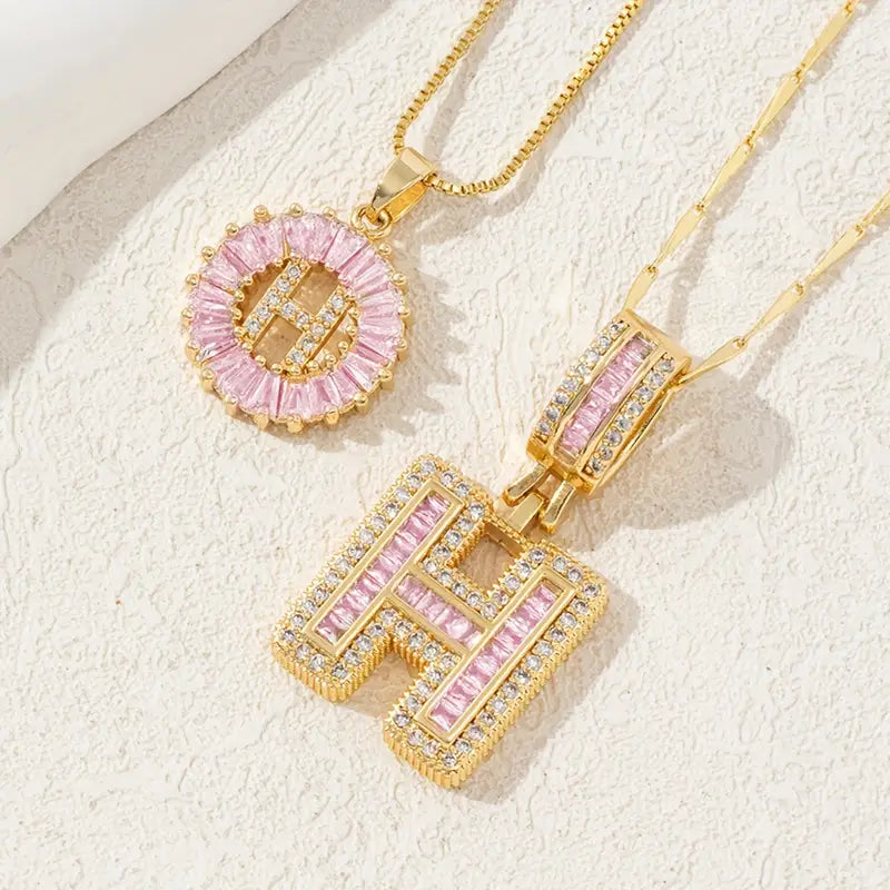 【LAST DAY 48% OFF】2 Pack - Initial Letter Pendant Necklaces
