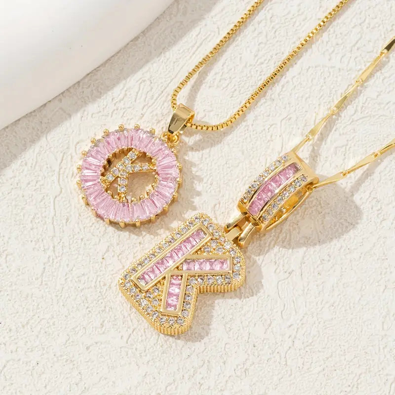 【LAST DAY 48% OFF】2 Pack - Initial Letter Pendant Necklaces