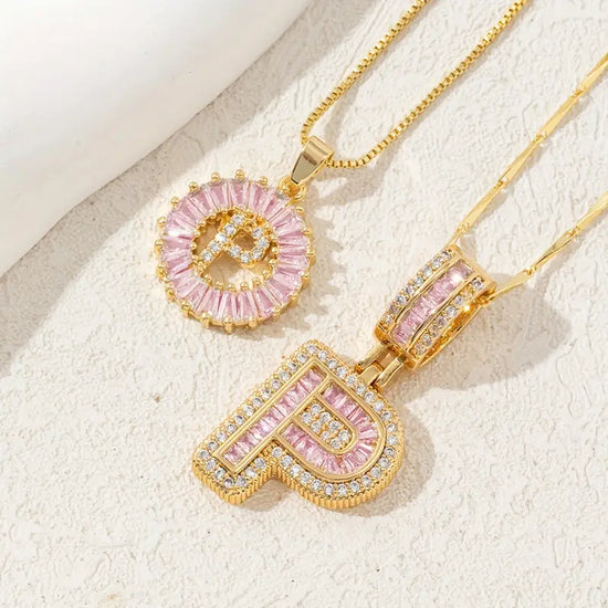 【LAST DAY 48% OFF】2 Pack - Initial Letter Pendant Necklaces