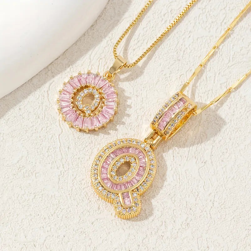 【LAST DAY 48% OFF】2 Pack - Initial Letter Pendant Necklaces