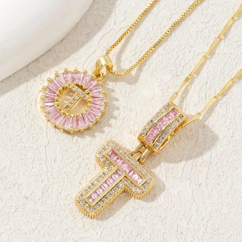【LAST DAY 48% OFF】2 Pack - Initial Letter Pendant Necklaces