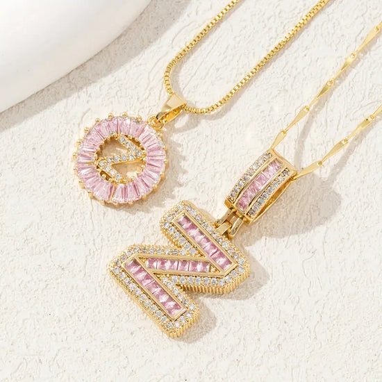 【LAST DAY 48% OFF】2 Pack - Initial Letter Pendant Necklaces